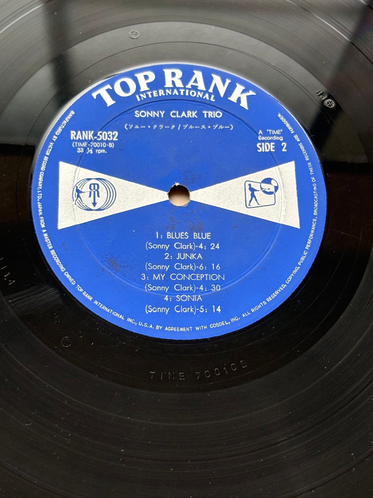 SONNY CLARK TRIO Japan first press flip back sleeve ORIG Near Mint