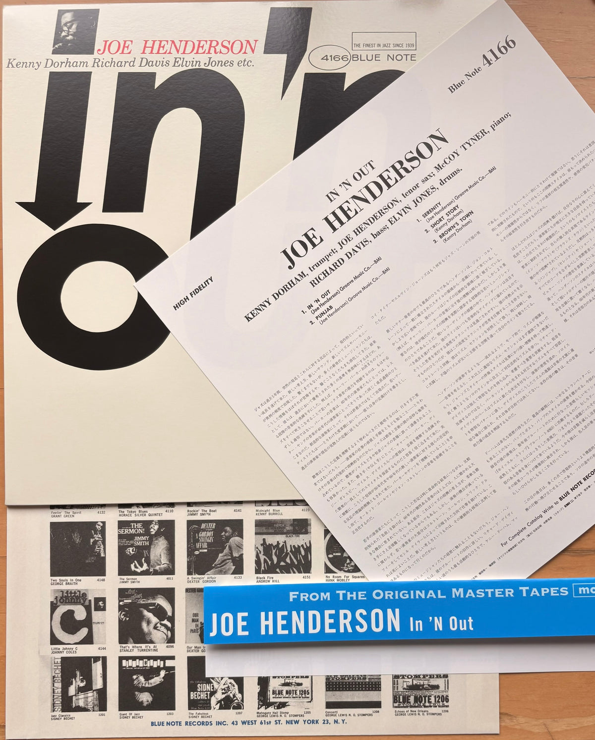 JOE HENDERSON - In 'N Out - Blue Note MONO Japan PREMIUM Press w/ OBI MINT