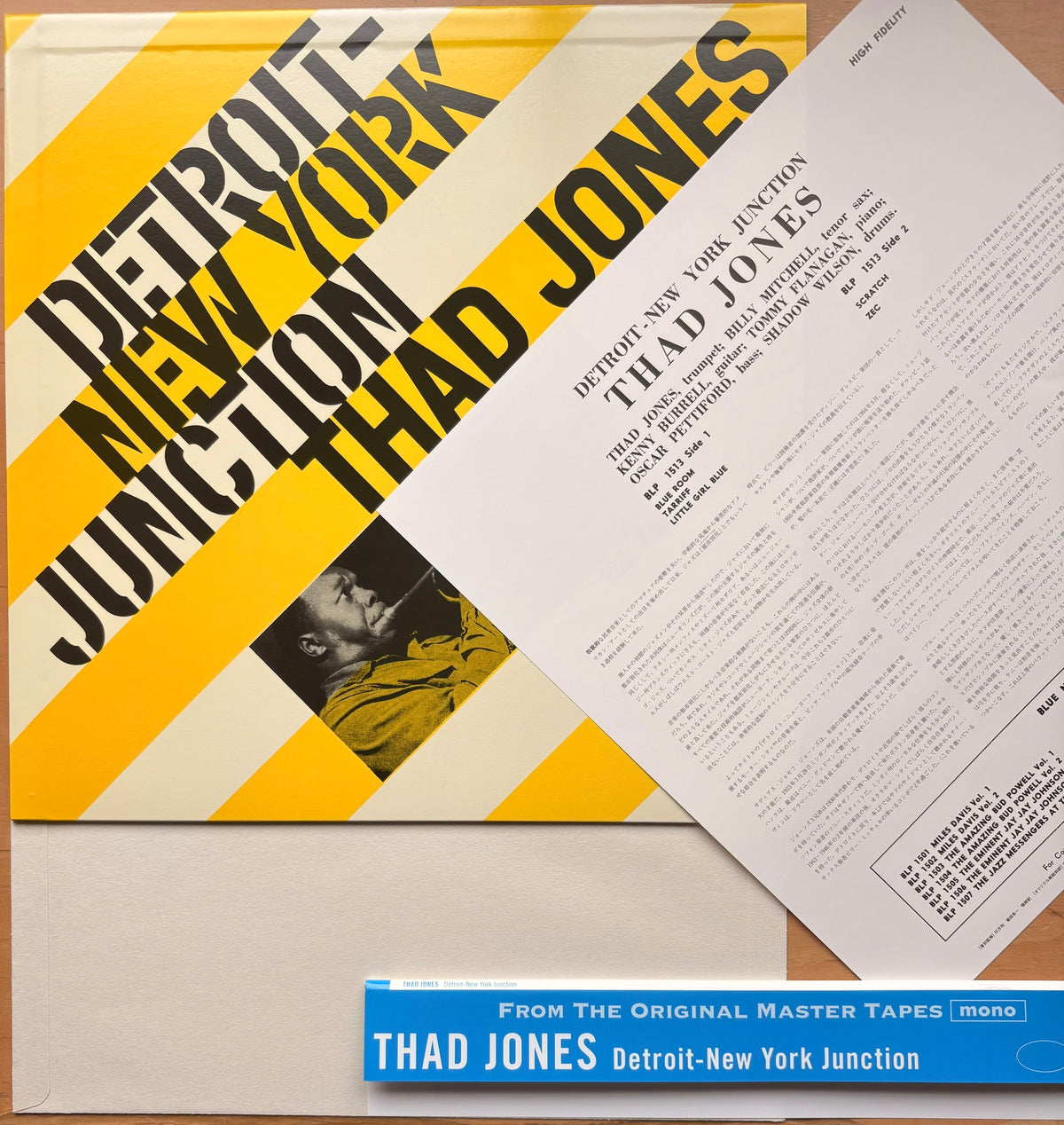THAD JONES - Detroit - New York Junction - Blue Note MONO Japan PREMIUM Press w/ OBI MINT