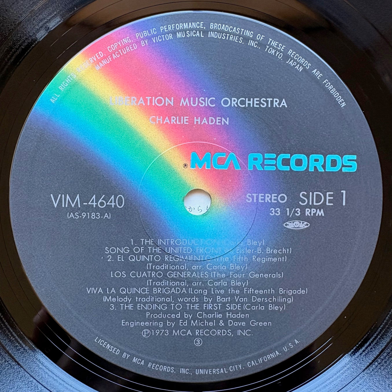 CHARLIE HADEN: "Liberation Music Orchestra"