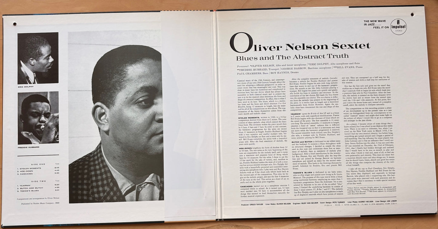 OLIVER NELSON: "The Blues And The Abstract truth"