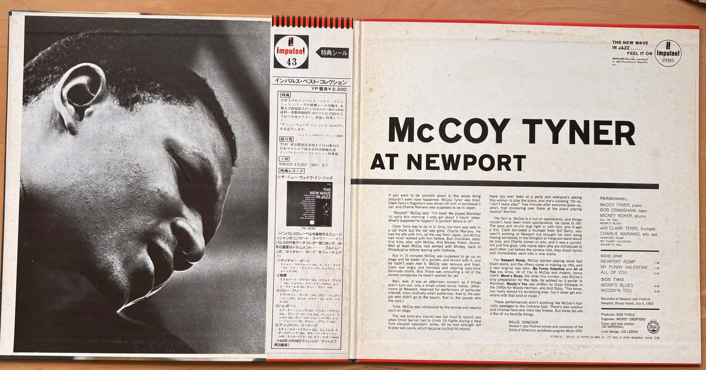 McCOY TYNER: "Live At Newport" PROMO issue