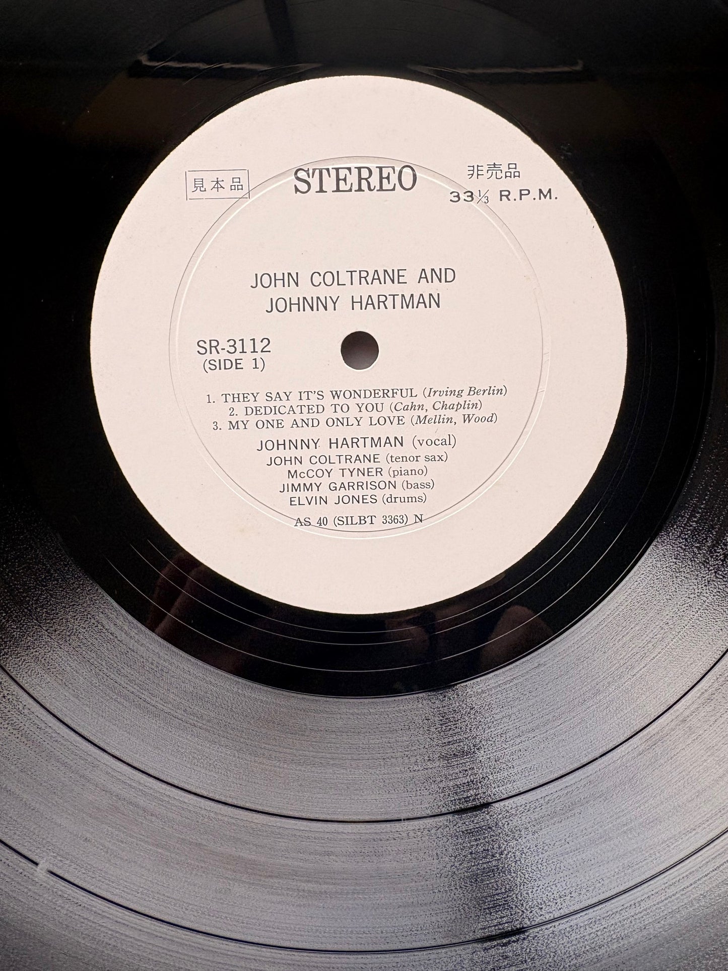 JOHN COLTRANE And JOHNNY HARTMAN WLB PROMO