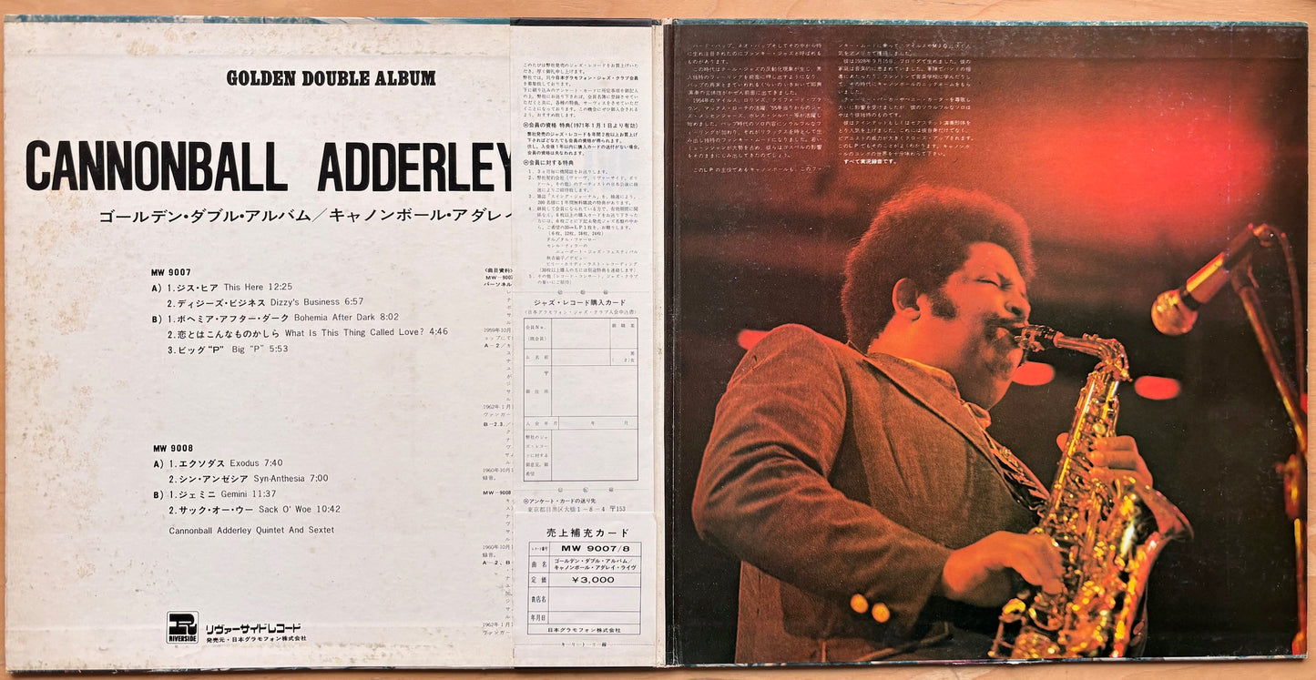 CANNONBALL ADDERLEY: "Live - Golden Double Album"