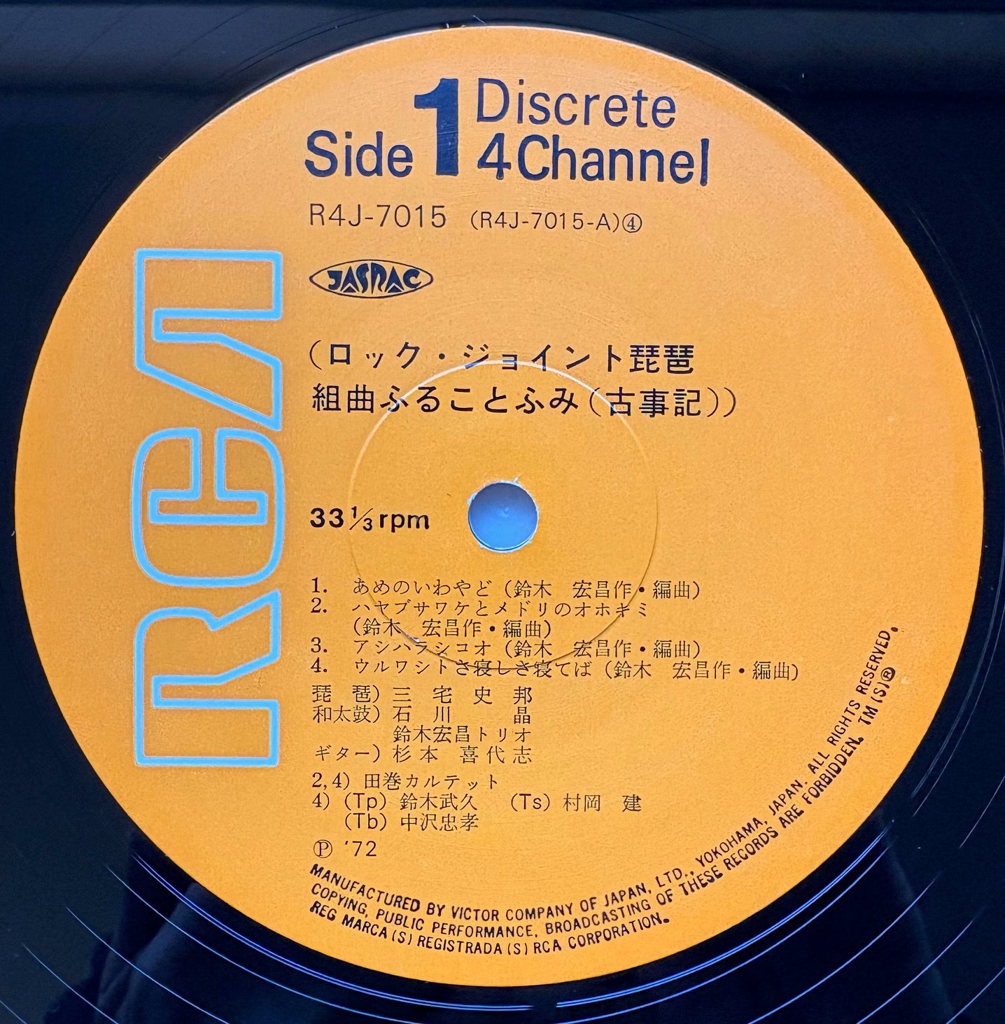 SUZUKI HIROMASA: "Fulukotofumi Kumikyoku - Rock Joint Biwa"