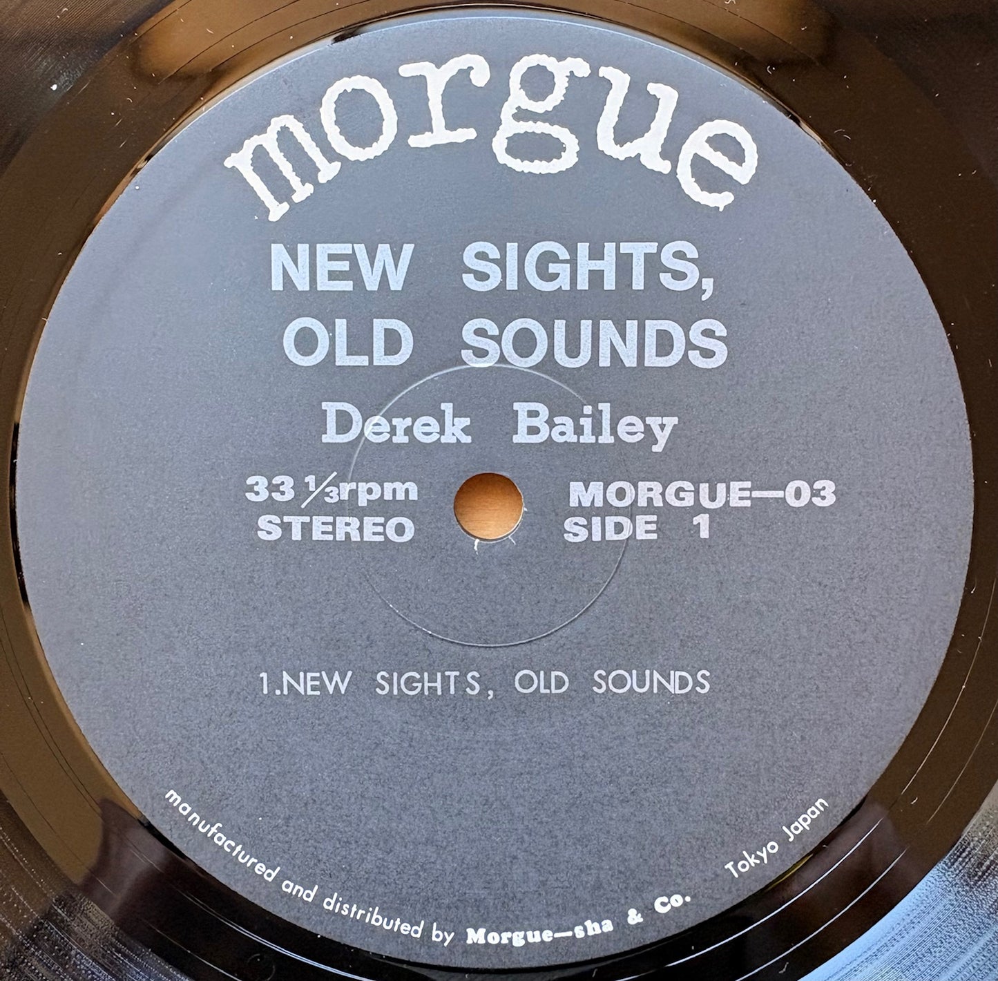 DEREK BAILEY: "New Sights, Old Sounds - Solo Live"