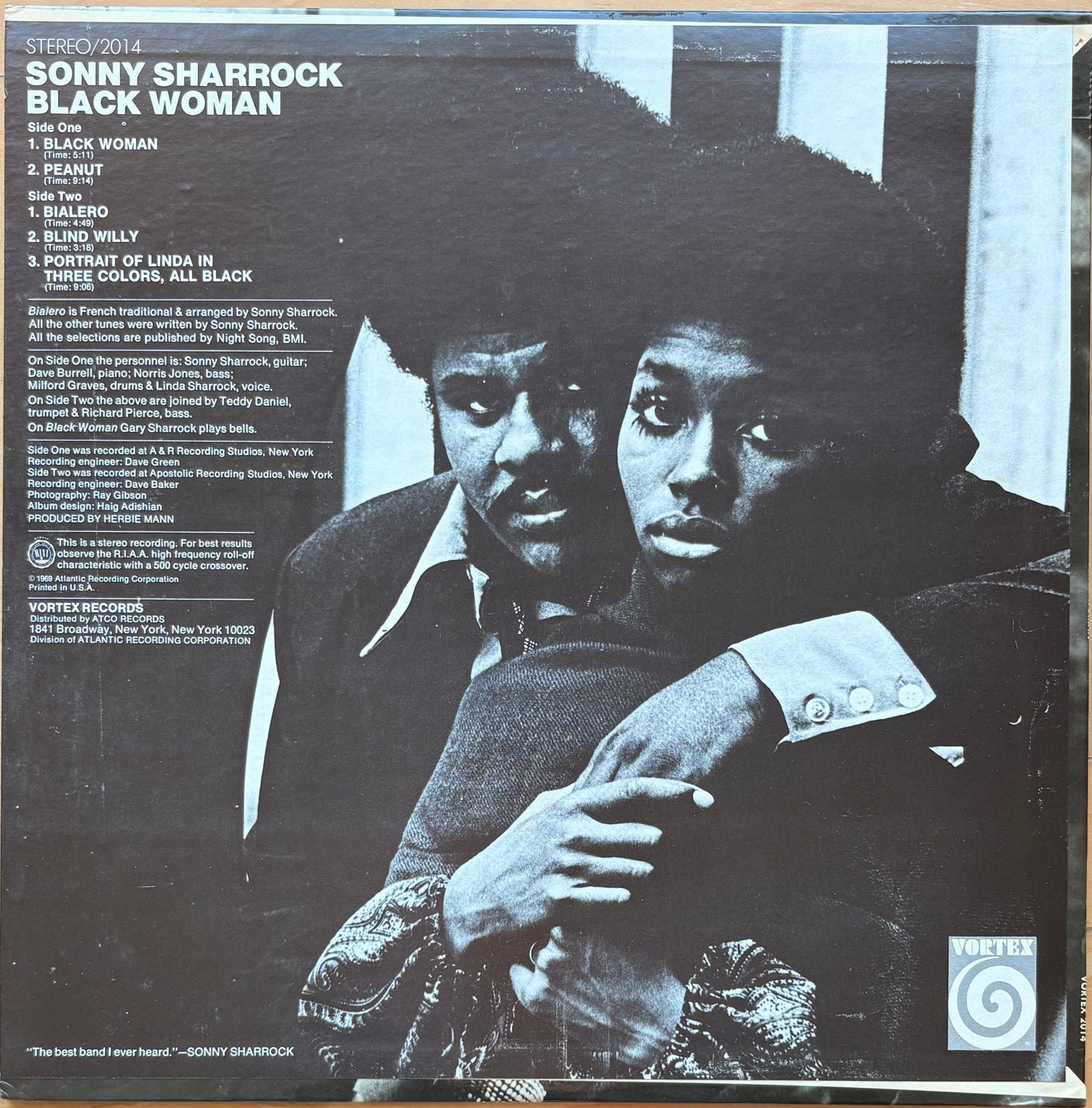 SONNY SHARROCK: "Black Woman"