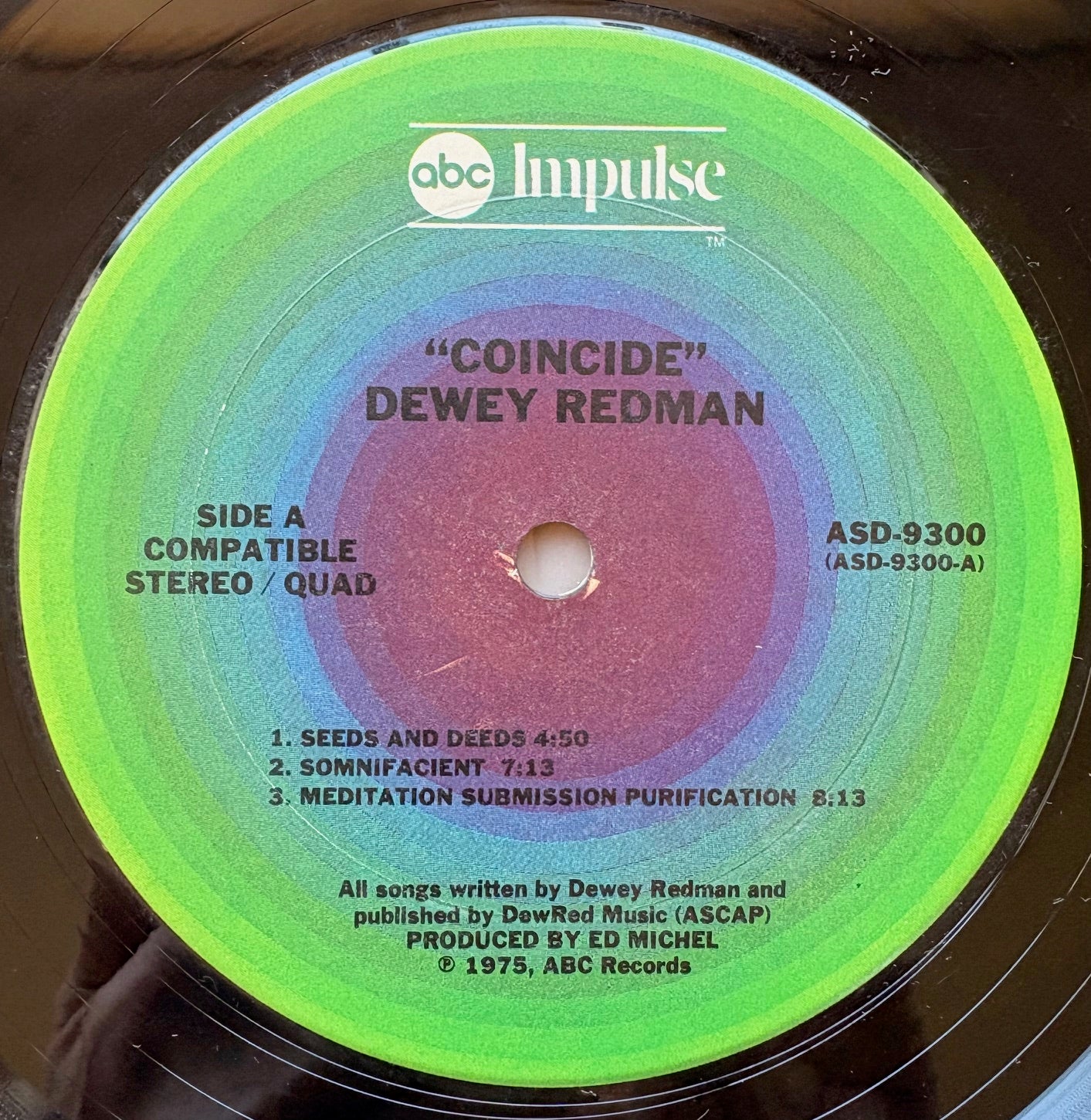 DEWEY REDMAN: "Coincide"