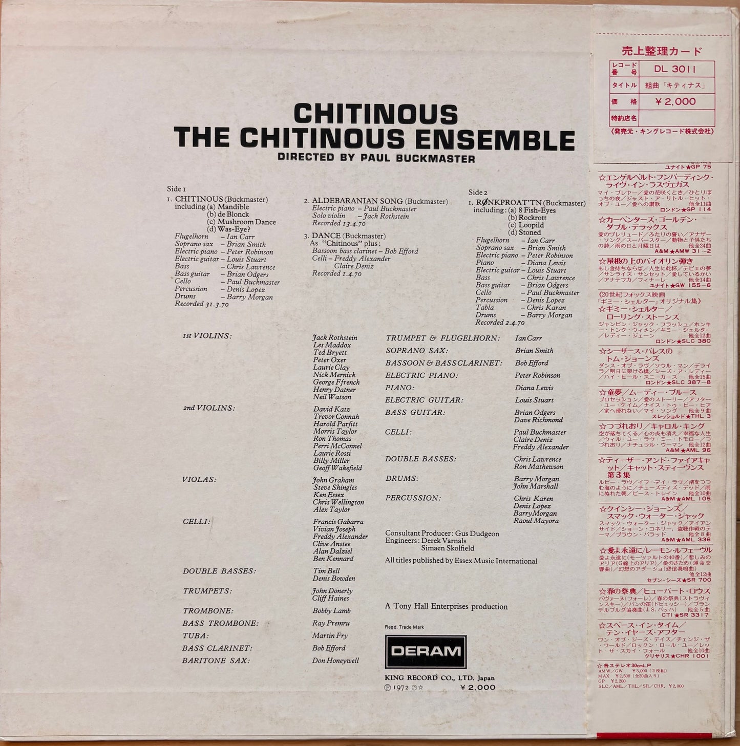 THE CHITINOUS ENSEMBLE: "CHITINOUS" PROMO