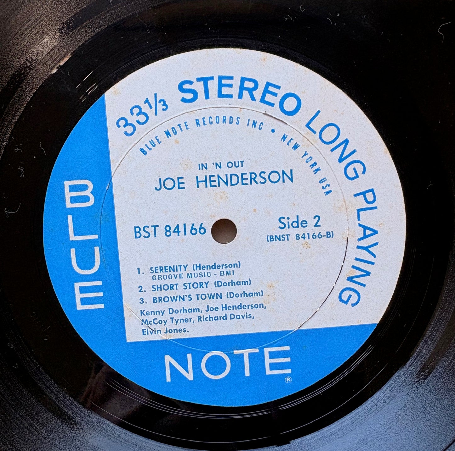JOE HENDERSON: "In 'N Out" (Blue Note - BST84166)