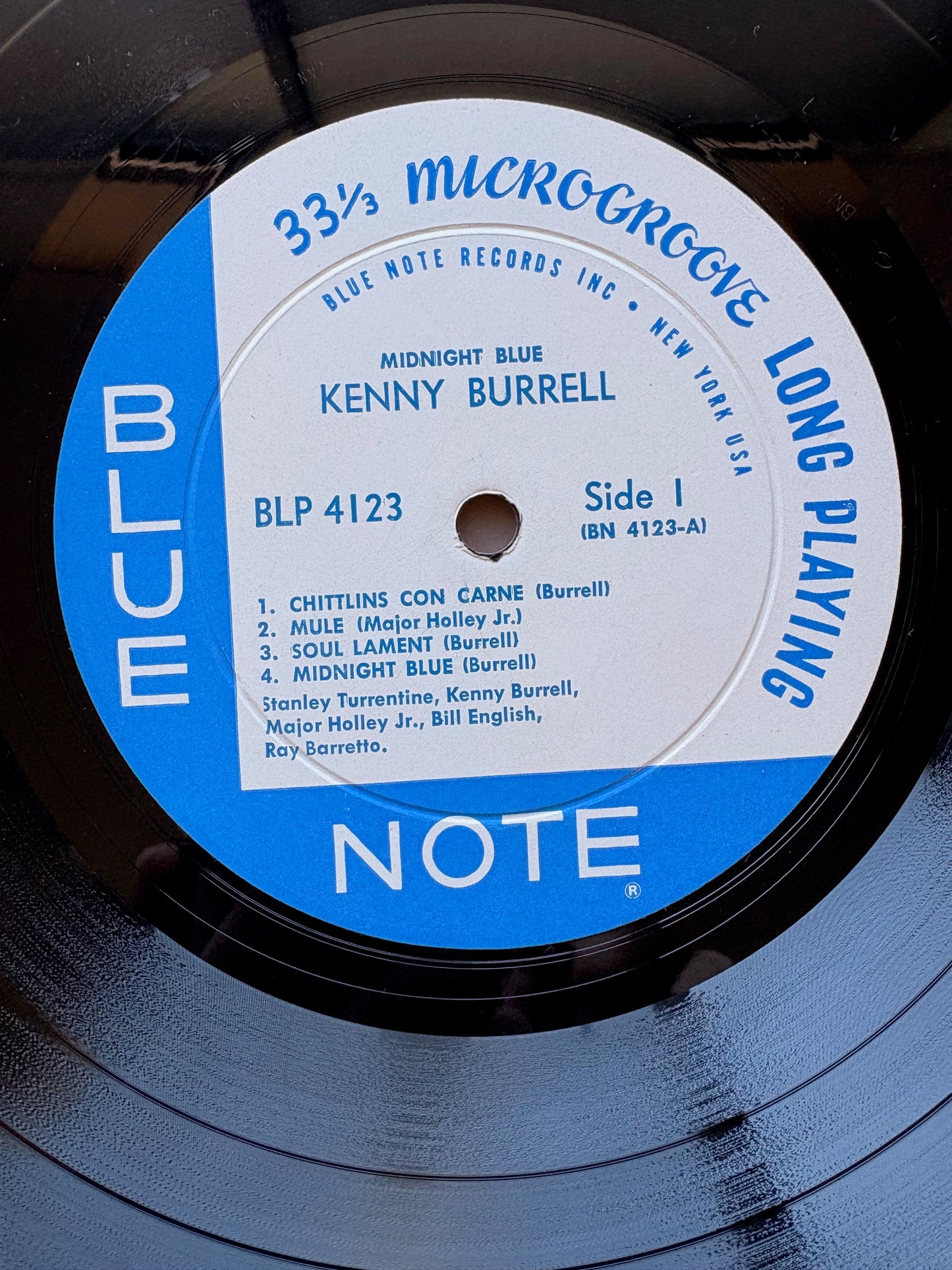 KENNY BURRELL: "Midnight Blue" (Blue Note - BLP4123)