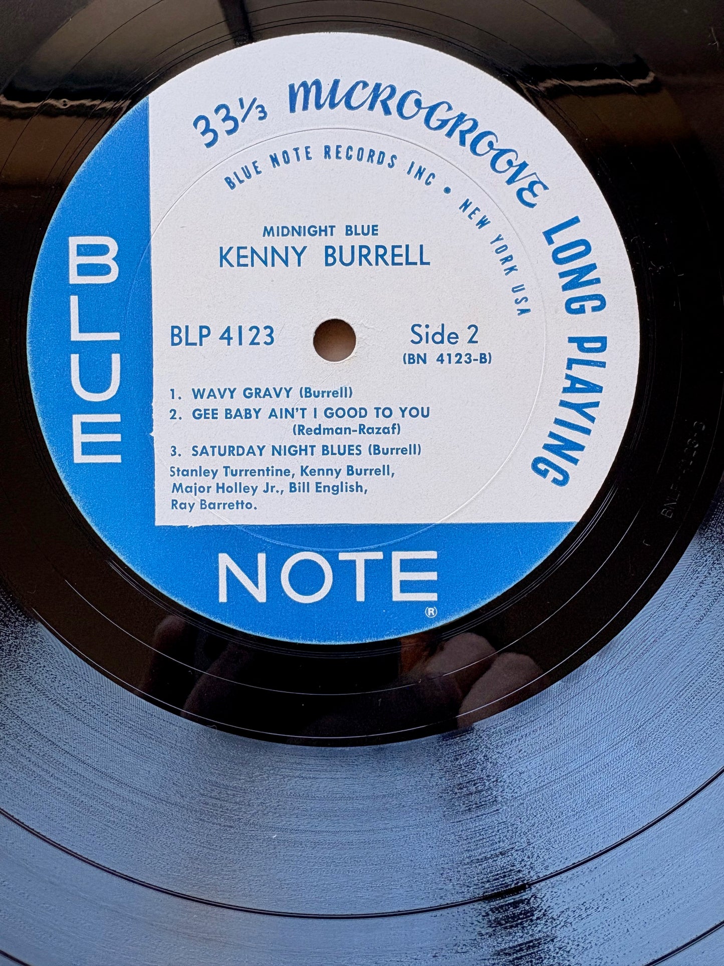 KENNY BURRELL: "Midnight Blue" (Blue Note - BLP4123)