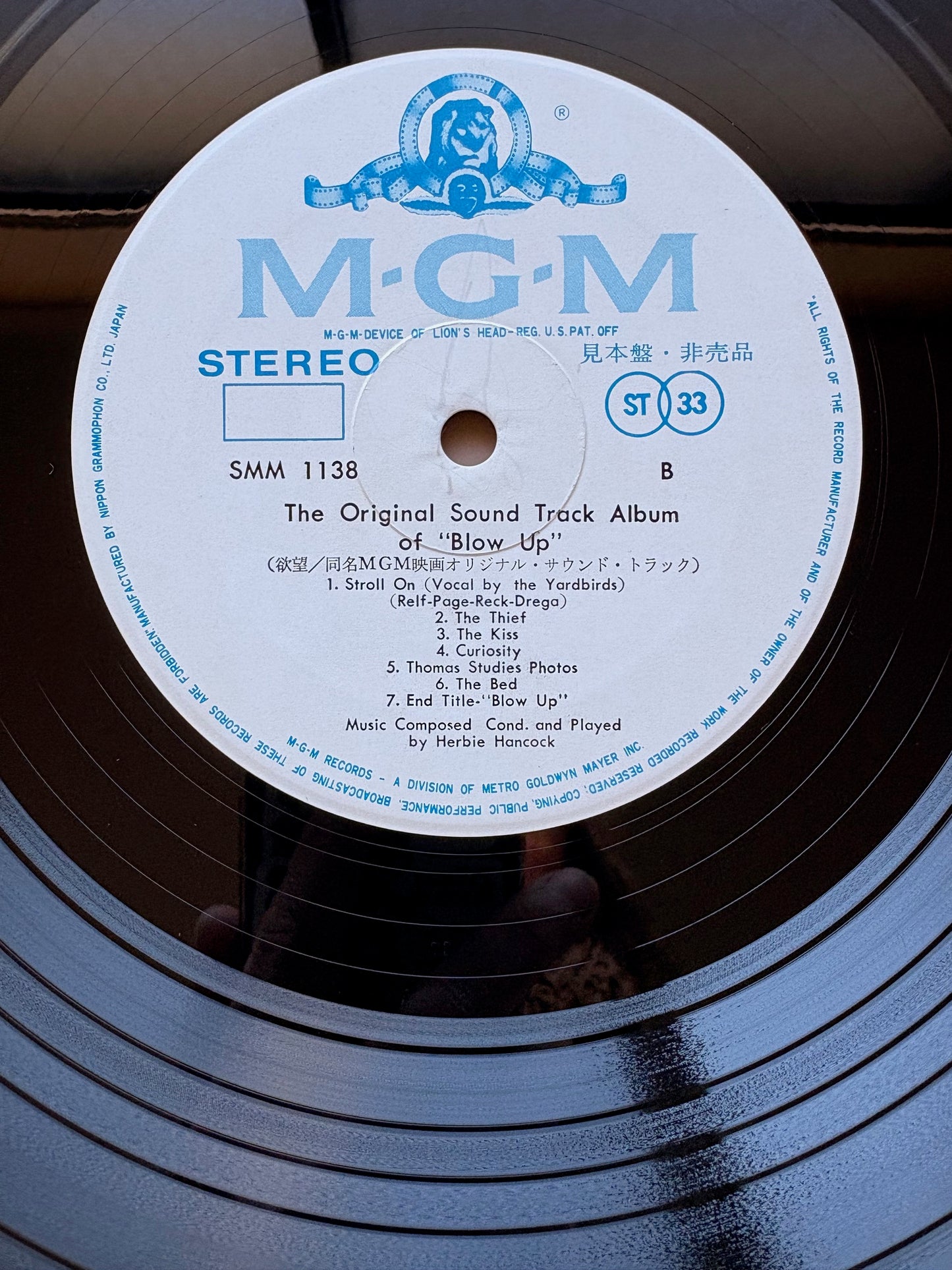 OST with HERBIE HANCOCK; YARDBIRDS: "Blow-Up" WLB PROMO