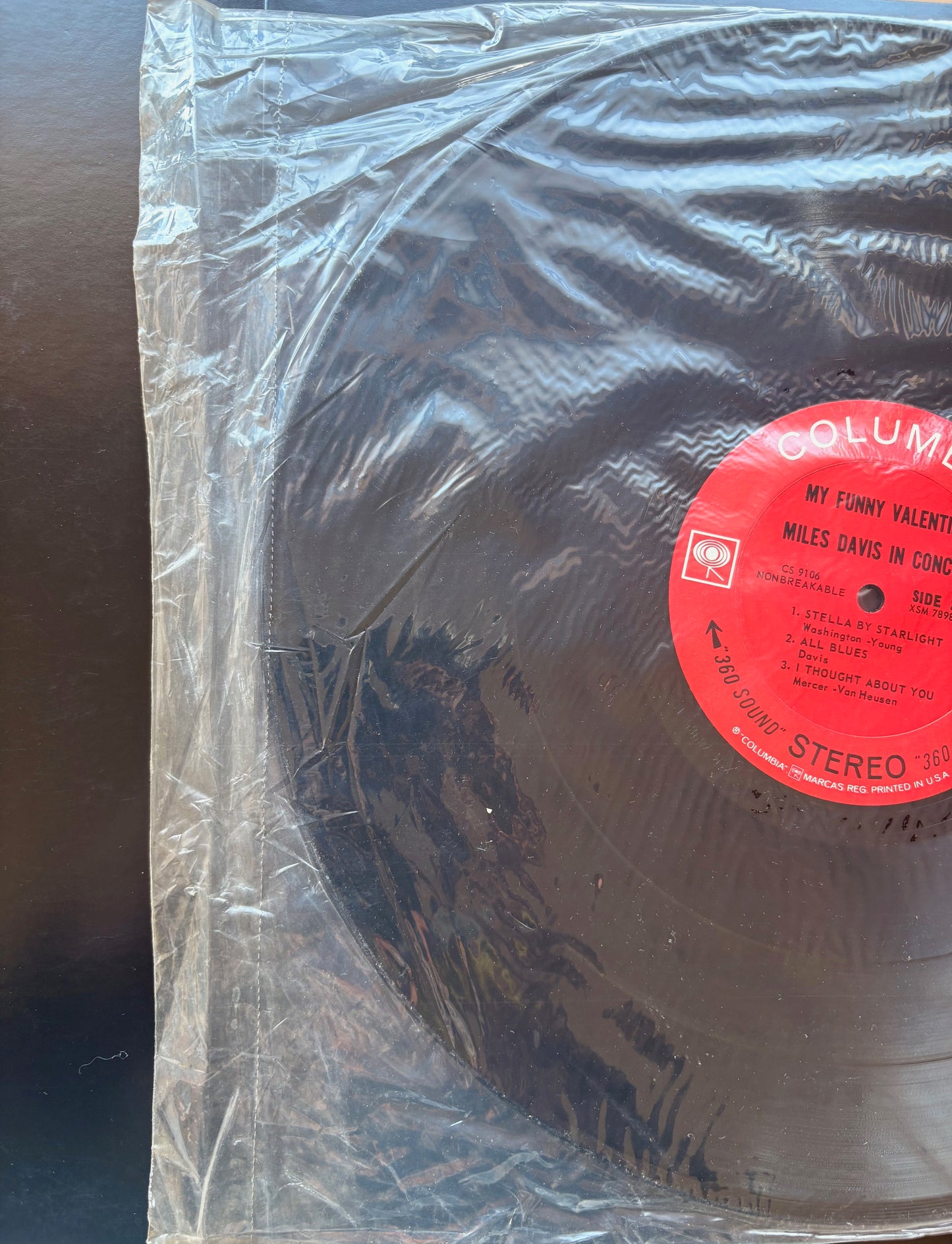 MILES DAVIS - "My Funny Valentine Miles Davis In Concert" US Columbia 2 Eyes ORIG - BAGGY SEALED