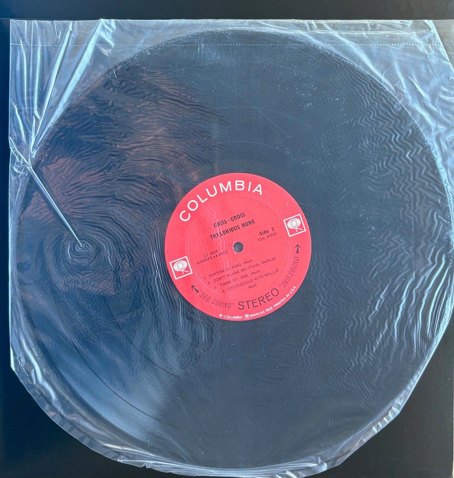 THELONIOUS MONK - "Criss-Cross" US Columbia 2 Eyes Stereo 1963 Orig. BAGGY SEALED