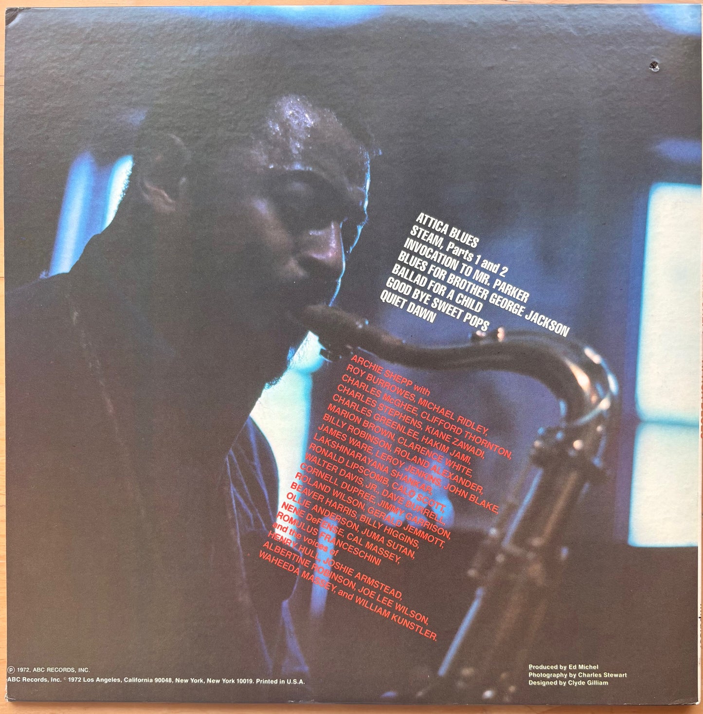 ARCHIE SHEPP - "Attica Blues" US Impulse 1972 ORIGINAL