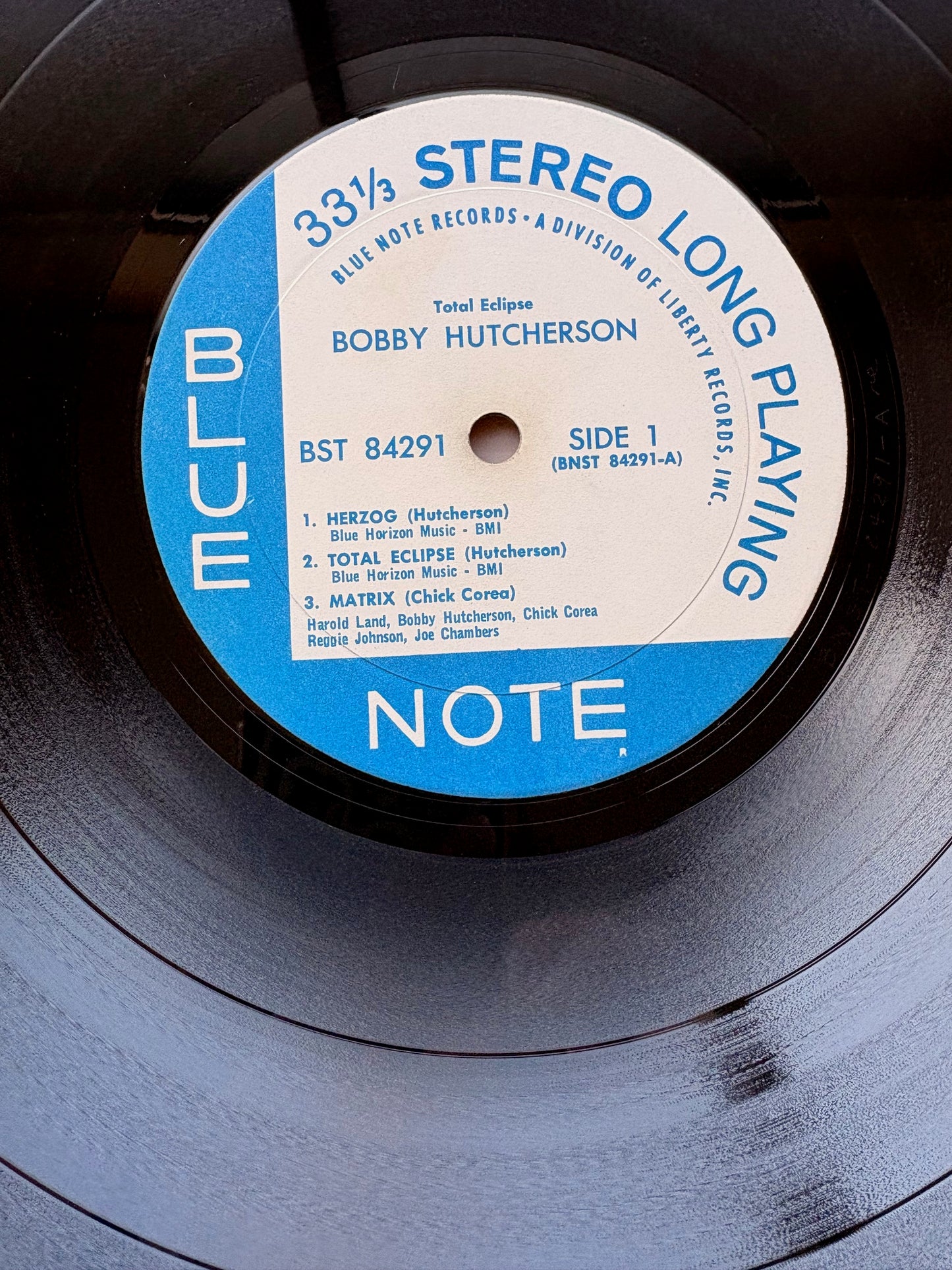 BOBBY HUTCHERSON - "Total Eclipse" - US 1968 BLUE NOTE original w/ Direct Import OBI