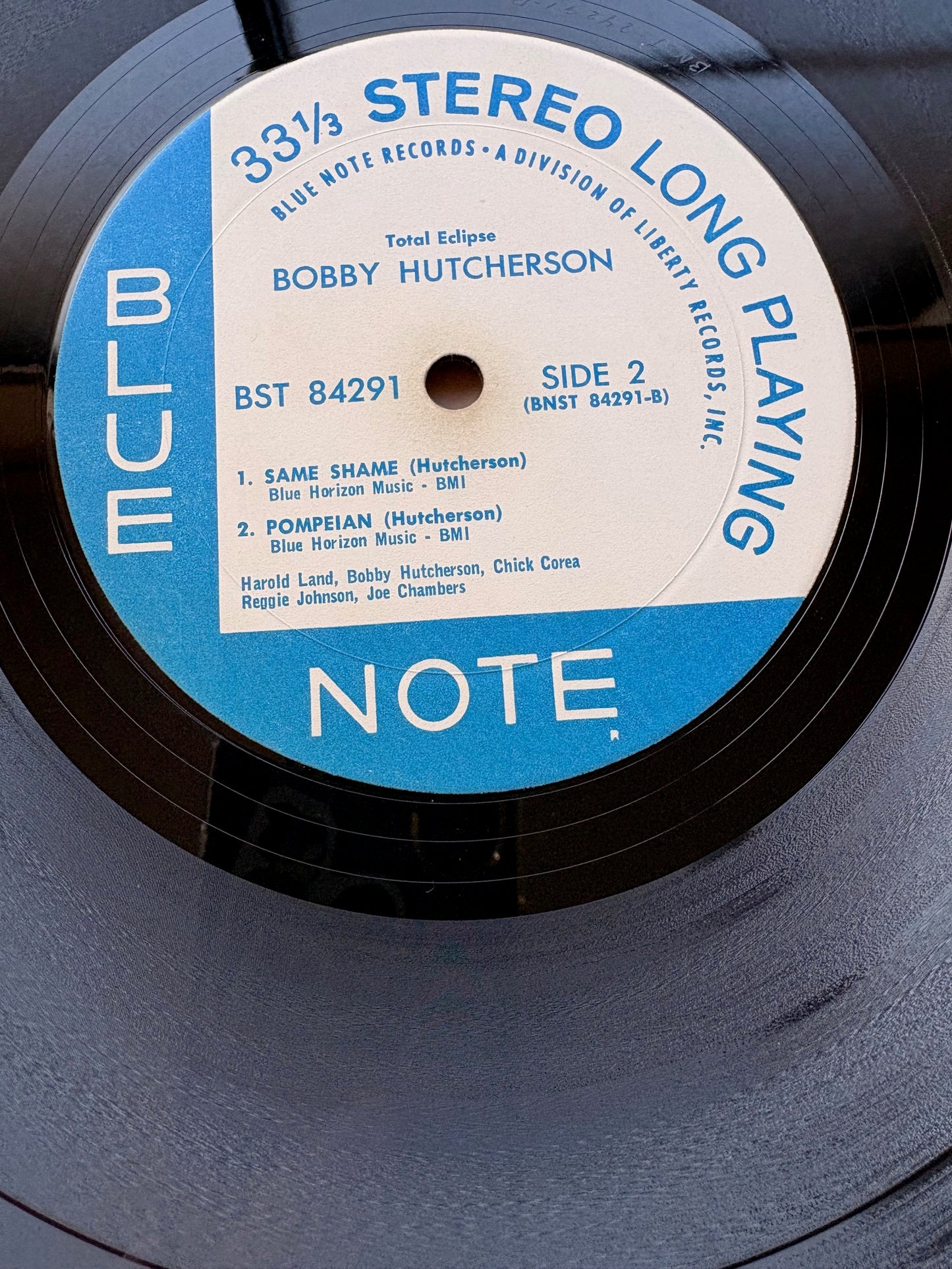 BOBBY HUTCHERSON - "Total Eclipse" - US 1968 BLUE NOTE original w/ Direct Import OBI