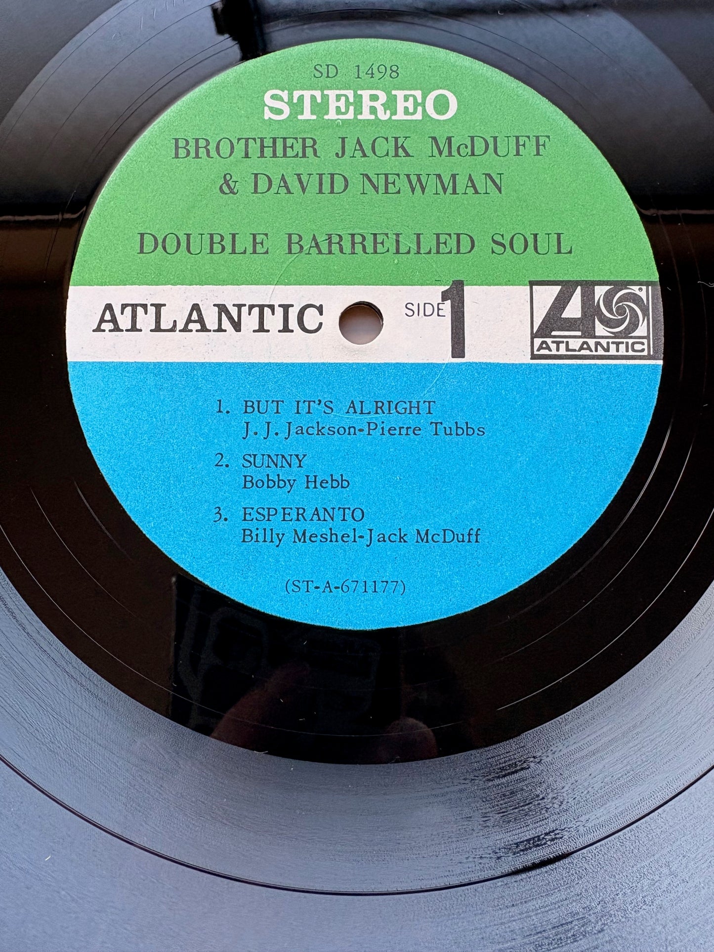 BROTHER JACK McDUFF & DAVID NEWMAN - "Double Barrelled Soul" - US 1968 Original Press w/ OBI