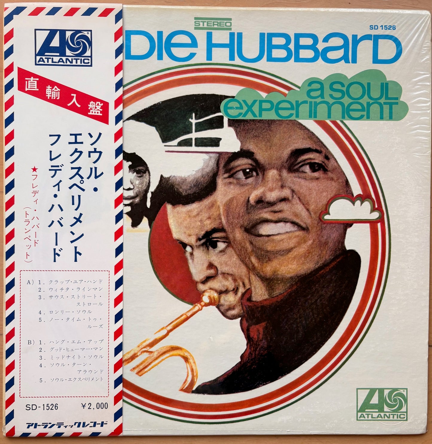 FREDDIE HUBBARD: - "A Soul Experiment" - 1969 US Orig. SHRINK w/ Direct Import OBI