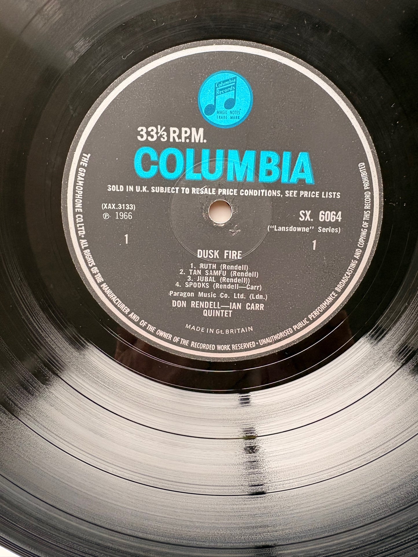 DON RENDELL IAN CARR 5TET DUSK FIRE UK 1966 Columbia Original
