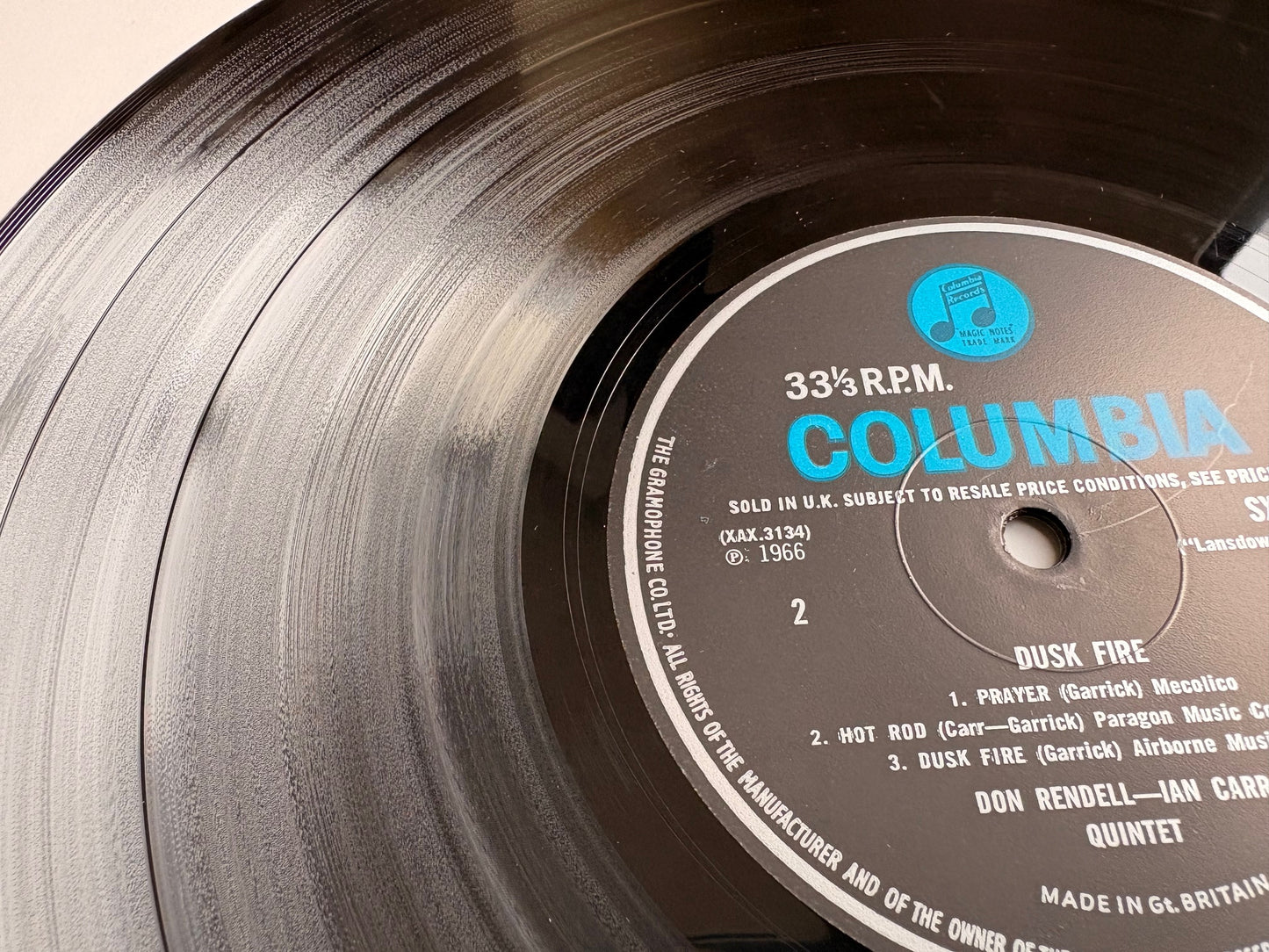 DON RENDELL IAN CARR 5TET DUSK FIRE UK 1966 Columbia Original
