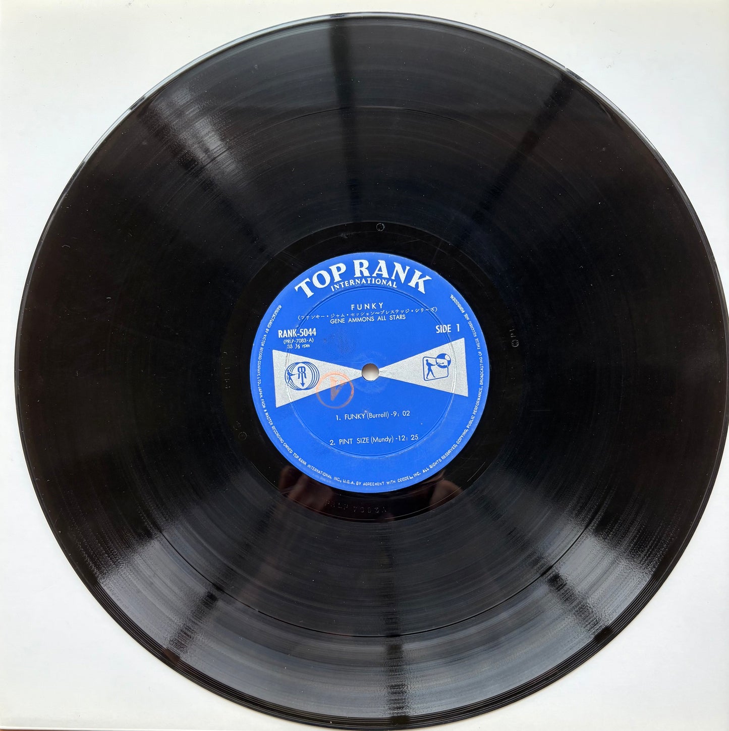 GENE AMMONS "Funky" w/ Kenny Burrell, Jackie McLean, Mal Waldron etc JAPAN 1st press 1960 orig.
