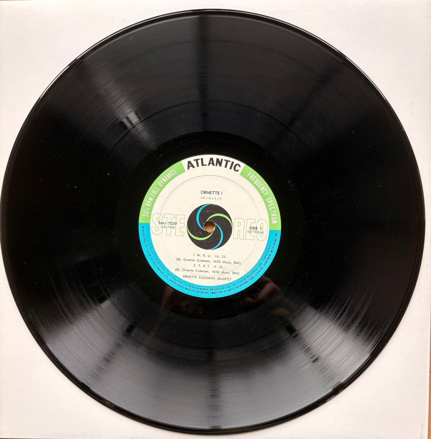 ORNETTE COLEMAN "Ornette Coleman Quartet" Japan 1st Orig 1962 Press MINT