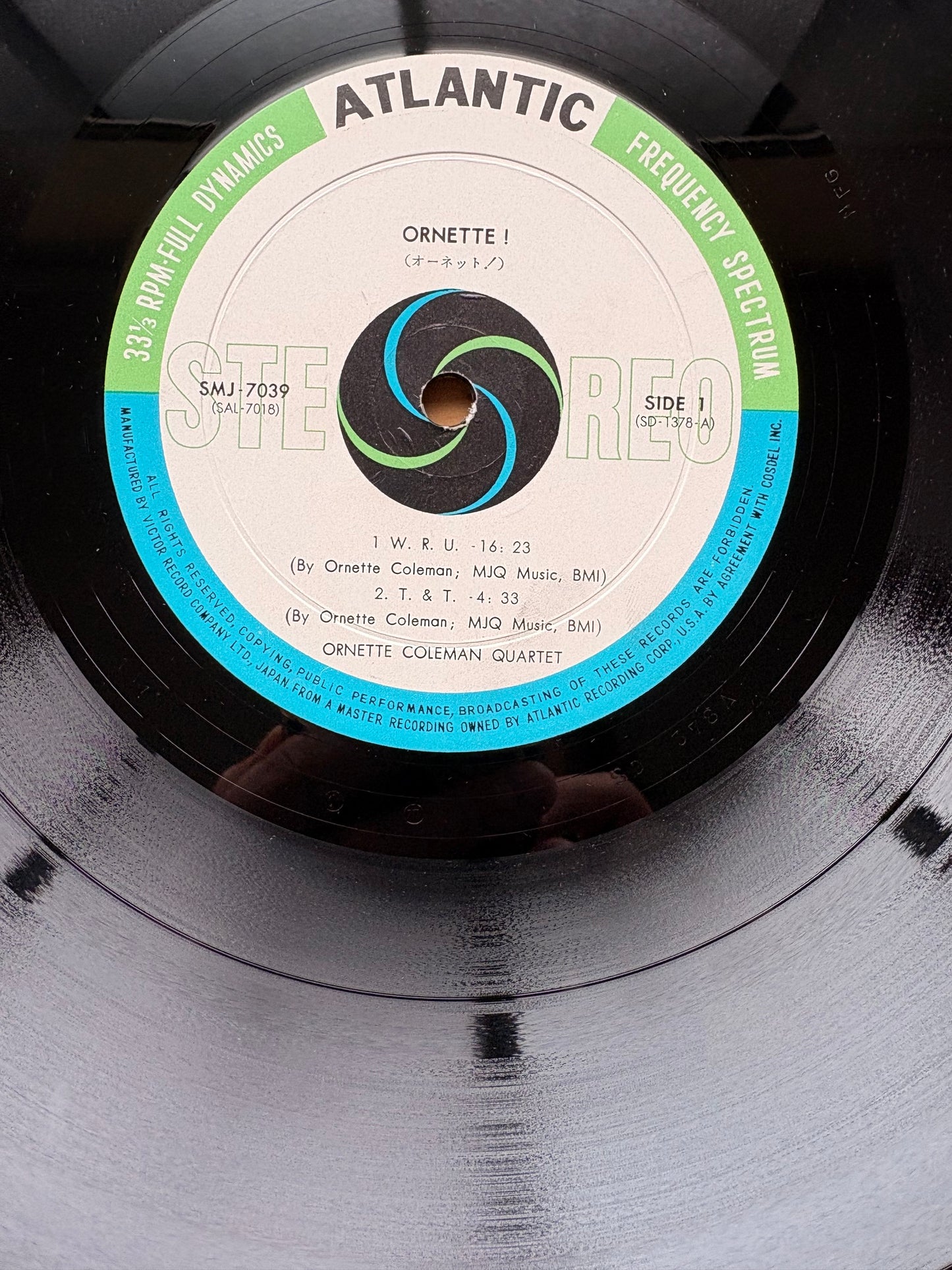 ORNETTE COLEMAN "Ornette Coleman Quartet" Japan 1st Orig 1962 Press MINT
