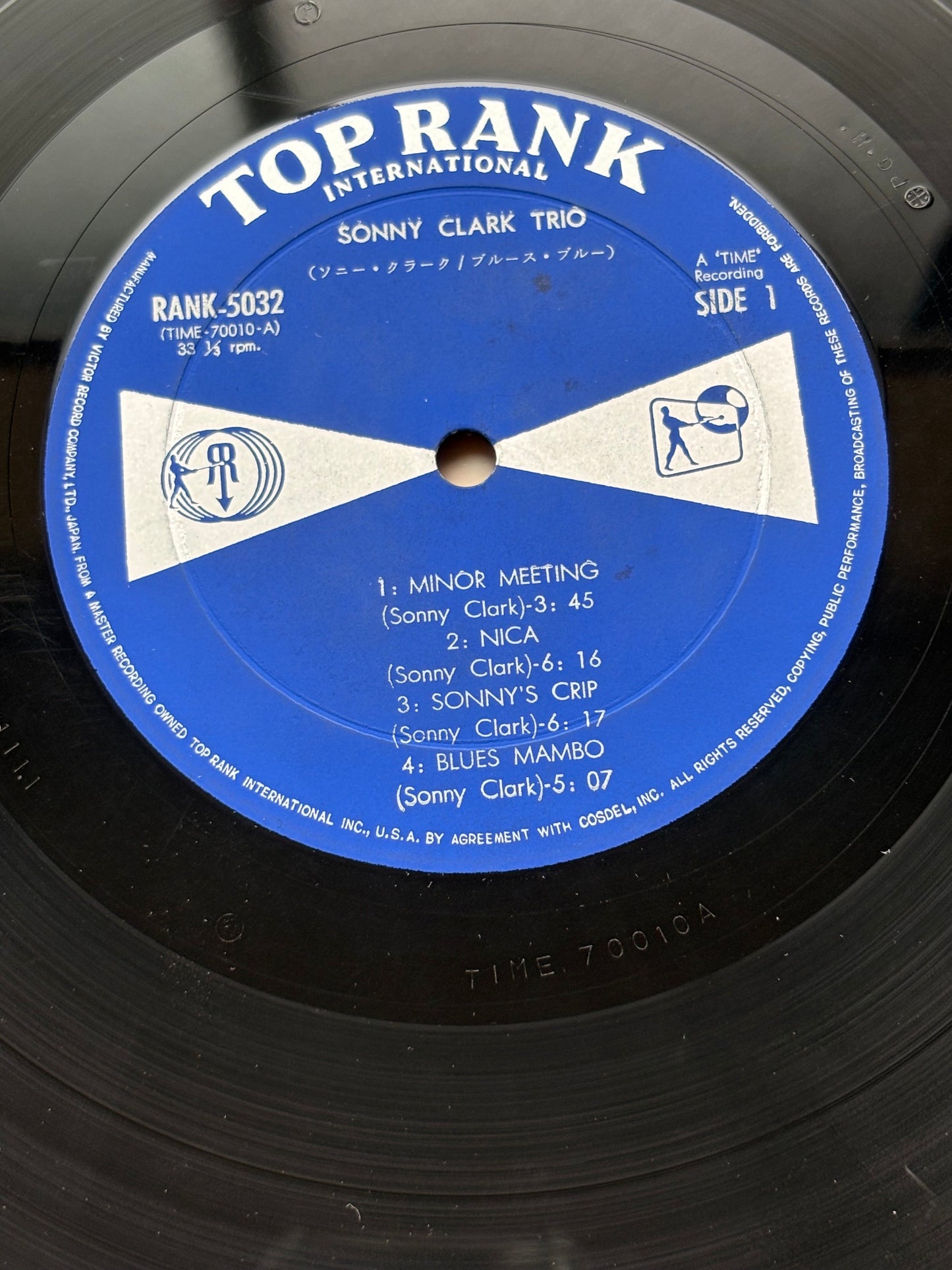 SONNY CLARK TRIO Japan first press flip back sleeve ORIG Near Mint