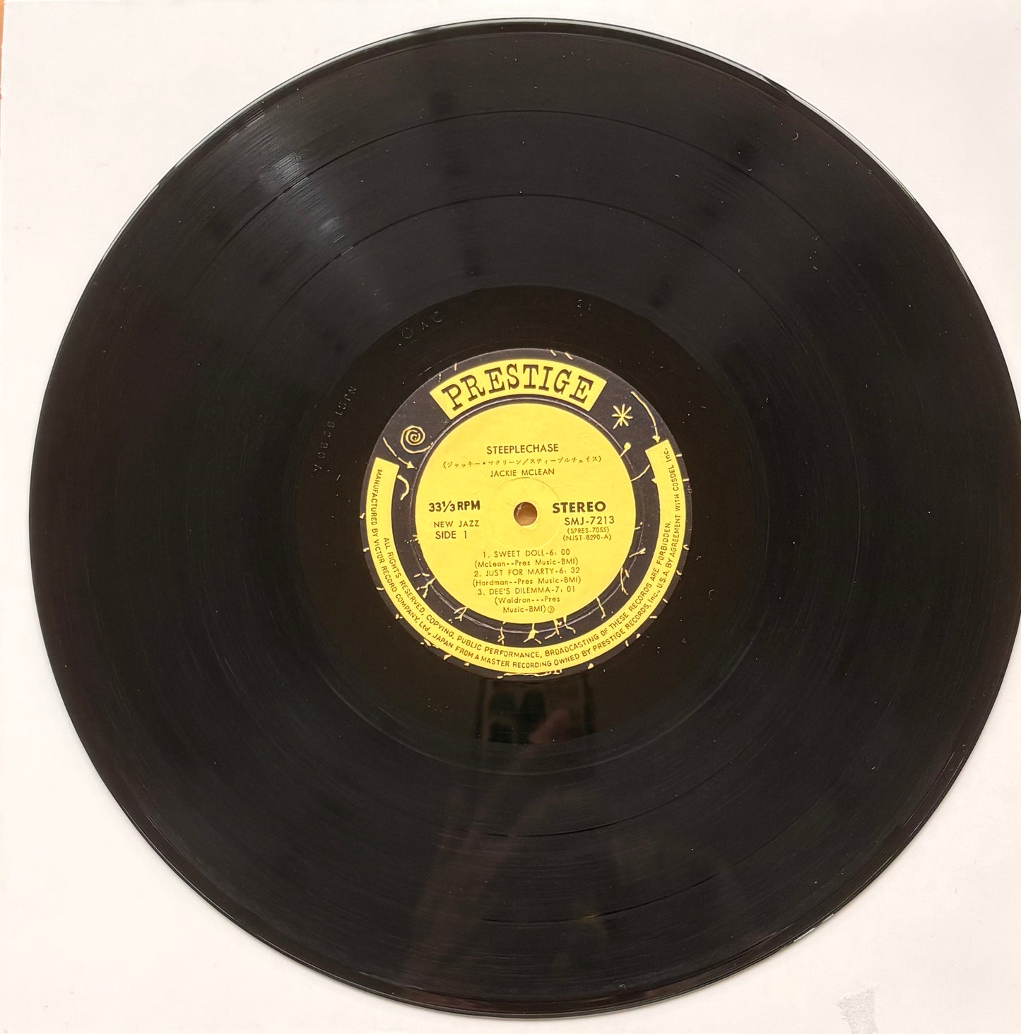 JACKIE McLEAN "Steeplechase" Japan 1st Press Flip Back Sleeve Orig 1962 EX~NM