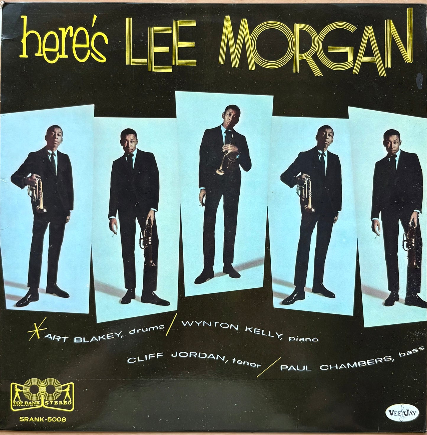 LEE MORGAN "Here's Lee Morgan" TOP RANK Japan 1960 1st Orig Press Issue