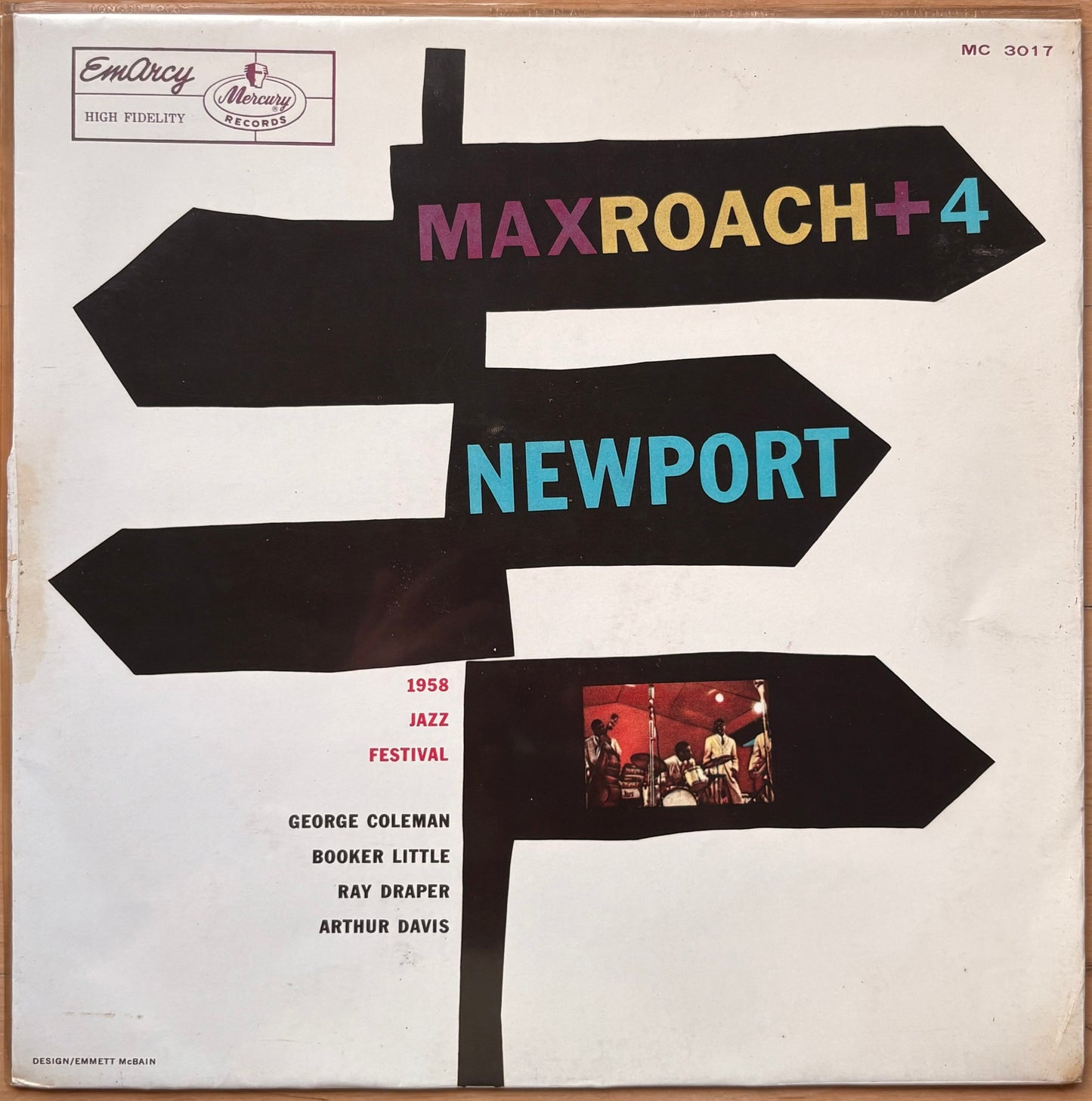 MAX ROACH "Max Roach + 4 New Port 1958 Jazz Festival" Japan 1958 1st Orig Press