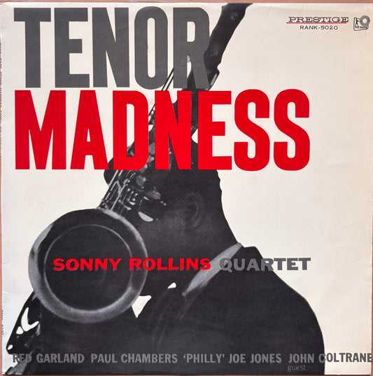 SONNY ROLLINS "Tenor Madness" Japan 1959 First original press Near Mint